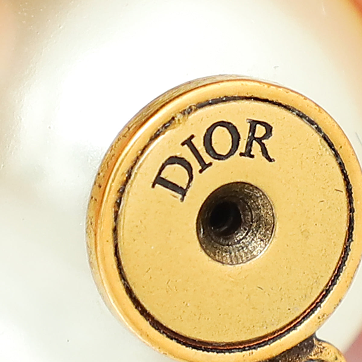 Christian Dior Ivory J'adior Crystal Drop Tribal Earrings