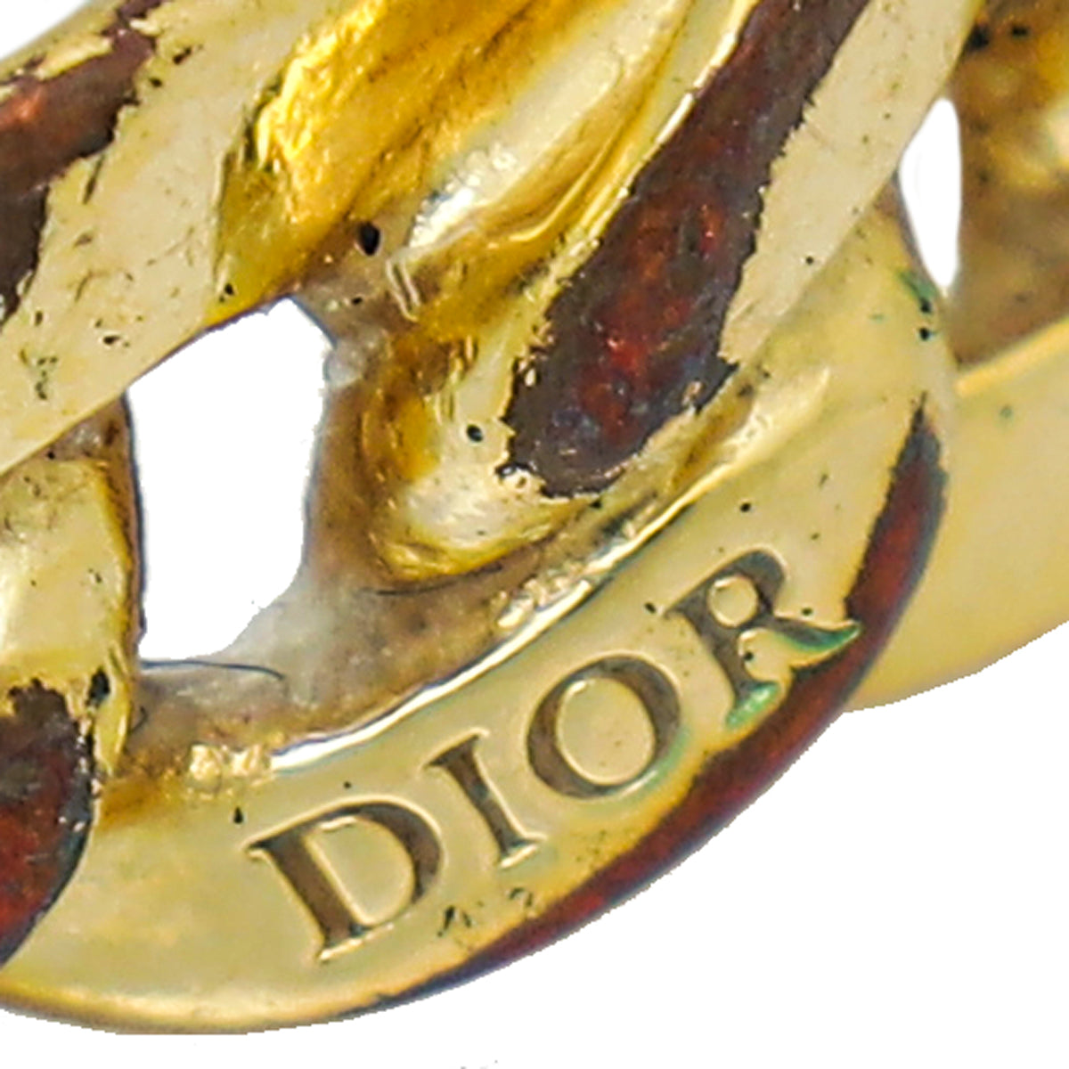 Christian Dior Gold CD Danse Étoile Small Ring