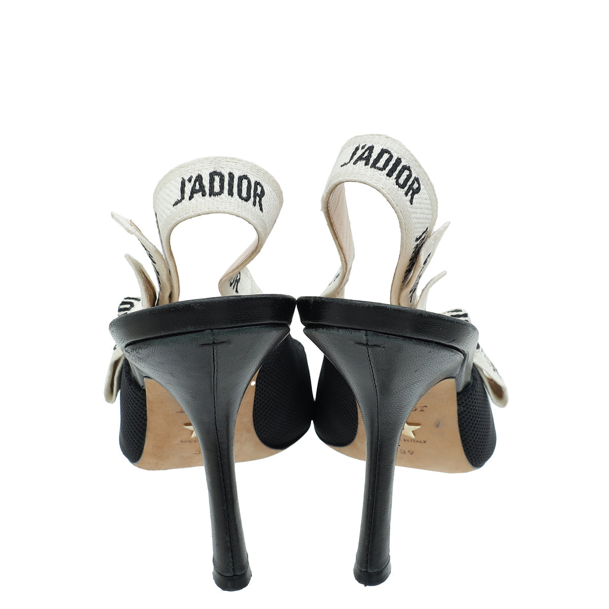 Christian Dior Black J'Adior Slingback Pump 39