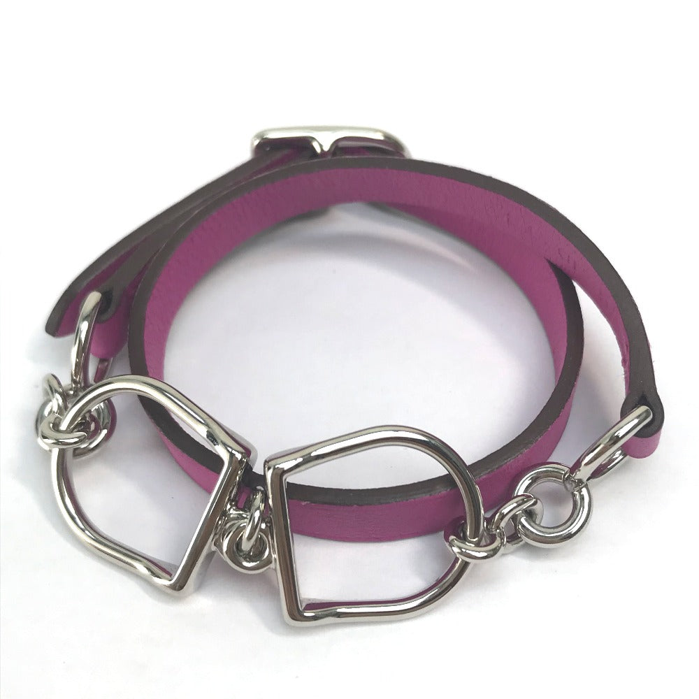 HERMES bracelet Vaux Swift purple Accessories Etrie de Bourtour Women T2 d