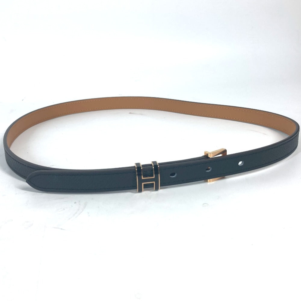 HERMES belt Epsom black H logo Belt Pop H 15 Women 75 d