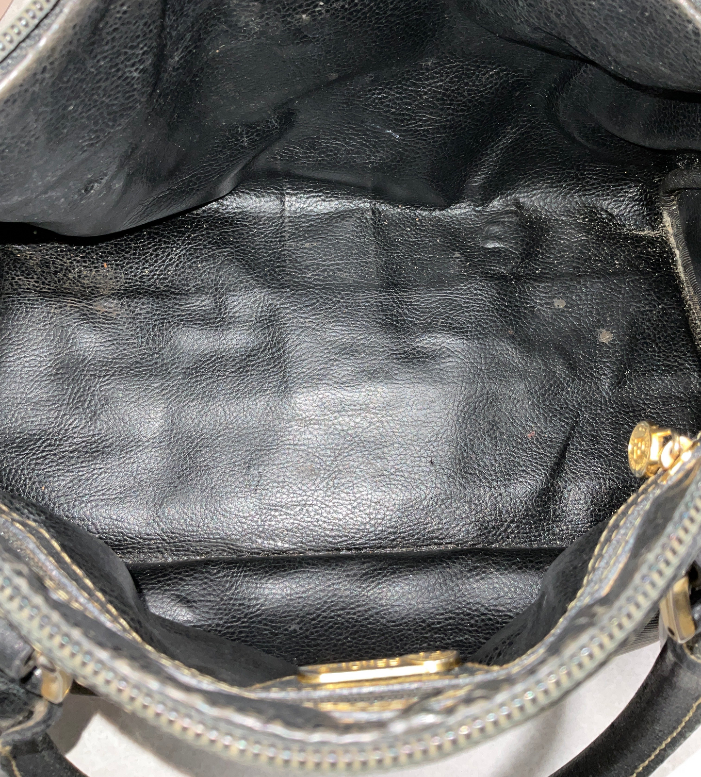 Zucca Boston Bag By Fendi, Size: Medium