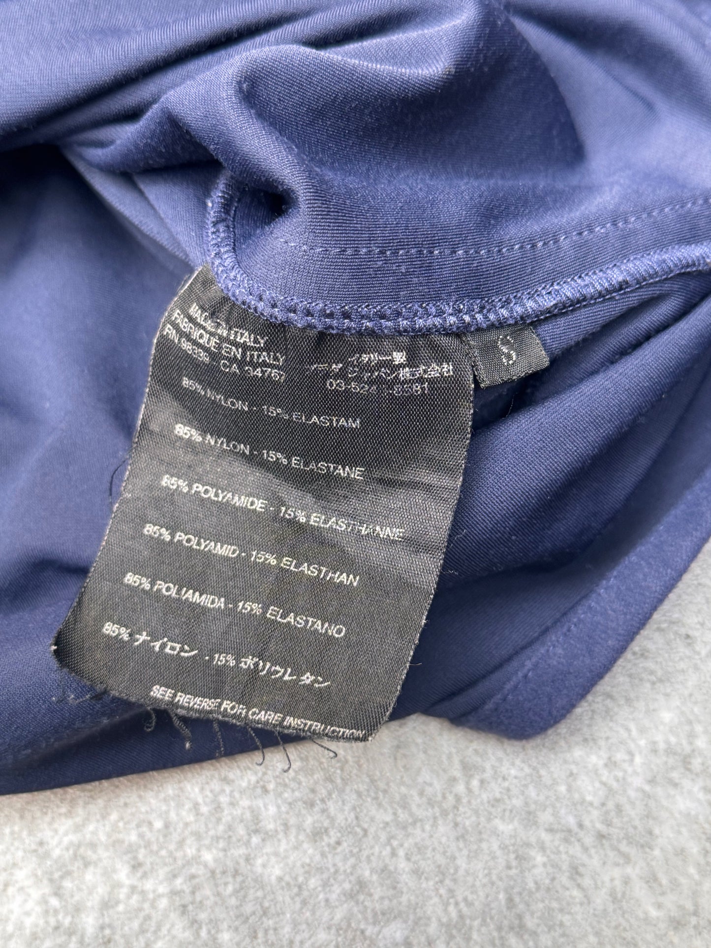 Prada Navy Button Down Fleece Shirt
