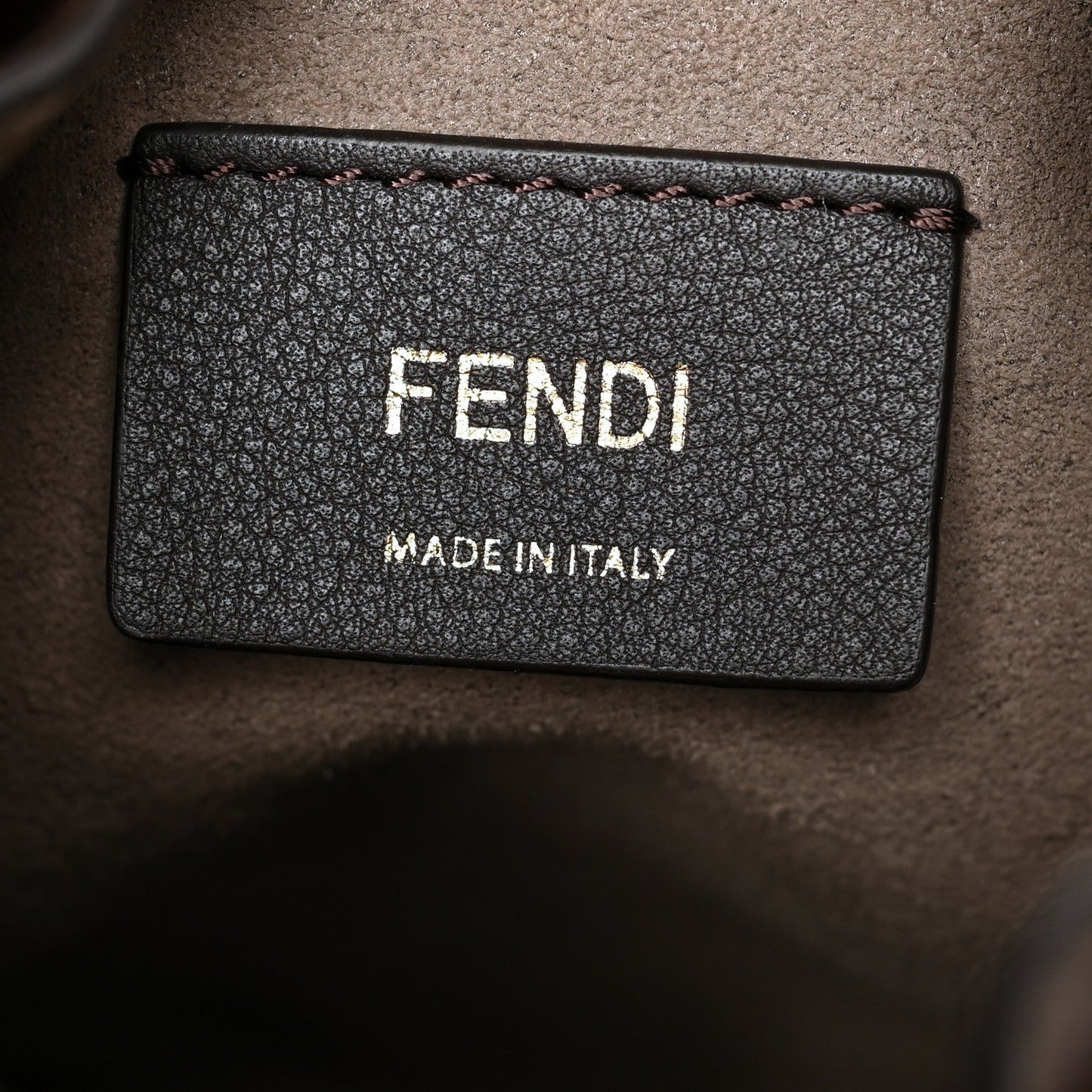 FENDI FF MINI MON TRÉSOR BUCKET BAG WITH SHOULDER STRAP