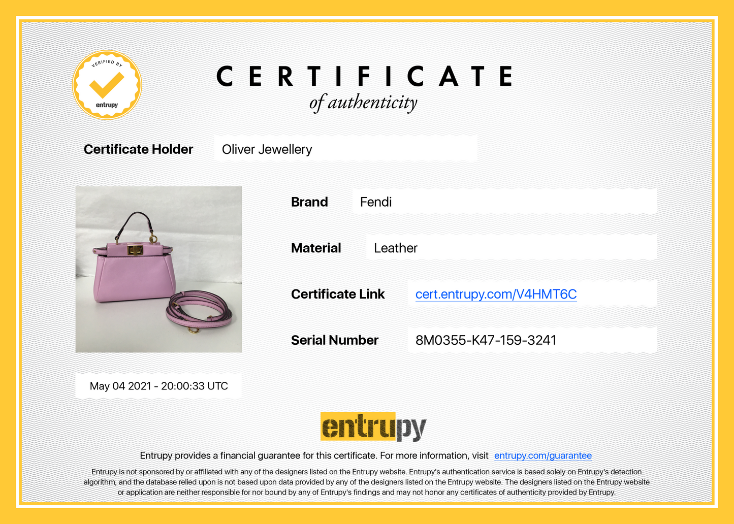 Fendi Micro Peekaboo Bag