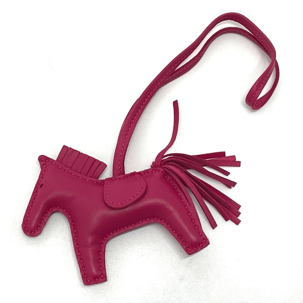 HERMES Bag charm bag bag accessories accessories Horse horse Rodeo PM lambskin purple Women d