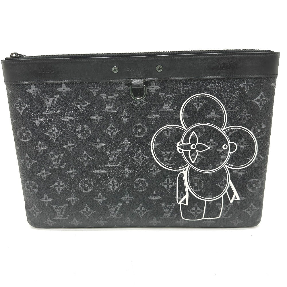 LOUIS VUITTON Clutch bag M52904 Monogram Eclipse Canvas black Bag Monogram Eclipse Pochette Apollo Vivienne mens d
