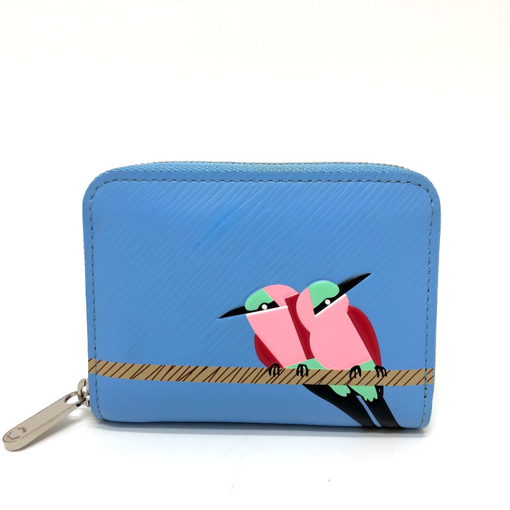 LOUIS VUITTON Coin case Epi Leather blue Epi Zippy coin purse Women d