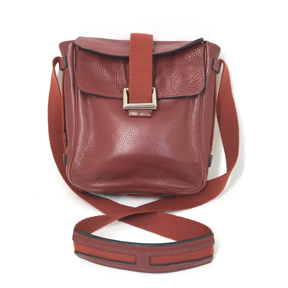 HERMES Shoulder Bag Taurillon Clemence Red Crossbody bag Tibet PM Women d