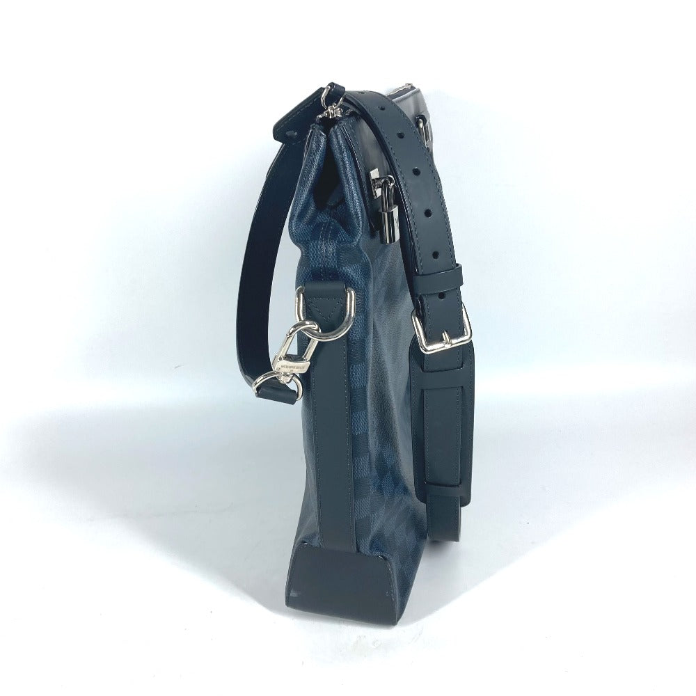 LOUIS VUITTON Shoulder Bag N41351 Damier Cobalt Canvas Navy Damier Cobalt Greenwich mens