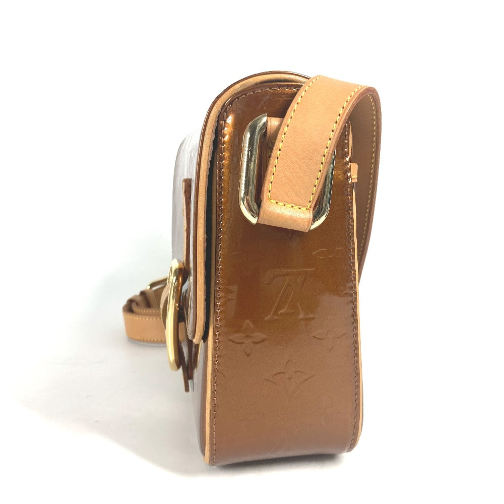 LOUIS VUITTON Shoulder Bag M91107 Monogram Vernis Canvas Brown Monogram Vernis Christie GM Women