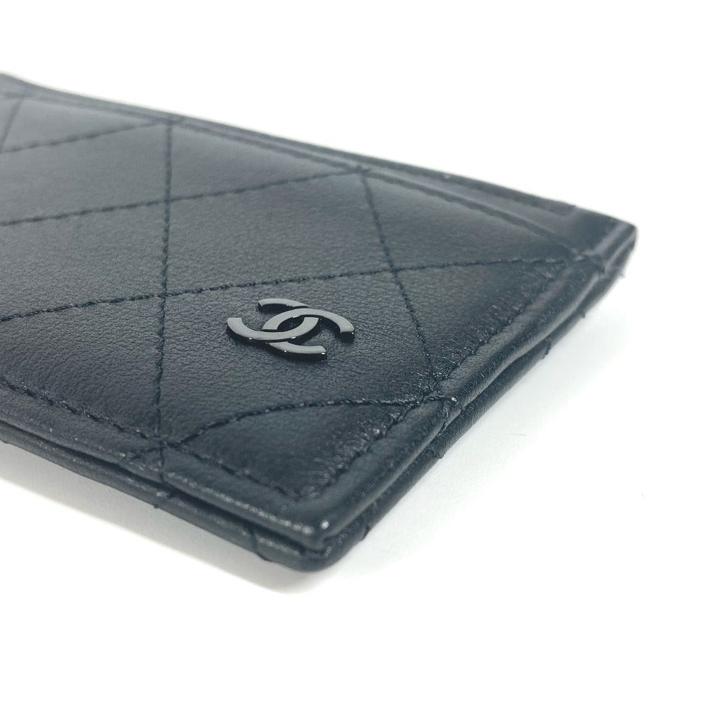 CHANEL Coin case AP3823 leather black CC COCO Mark Matelasse Classic Fragment Case