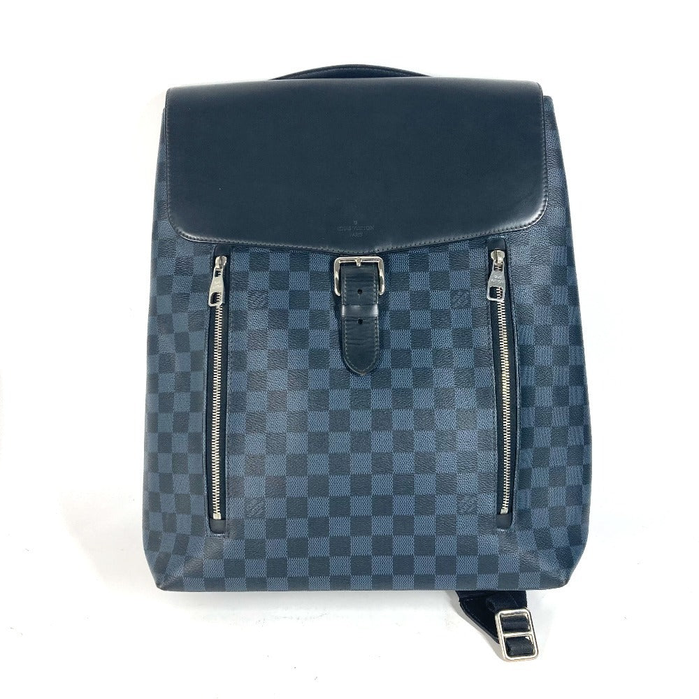 LOUIS VUITTON Backpack N41586 Damier Cobalt Canvas Navy Damier Cobalt Newport unisex(Unisex) d
