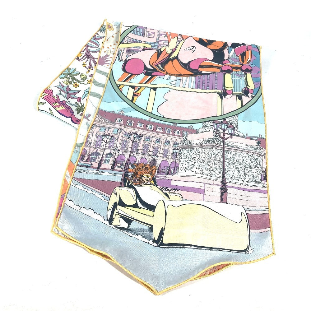 HERMES scarf silk multicolor LE PREMIER CHANT WOW Women d
