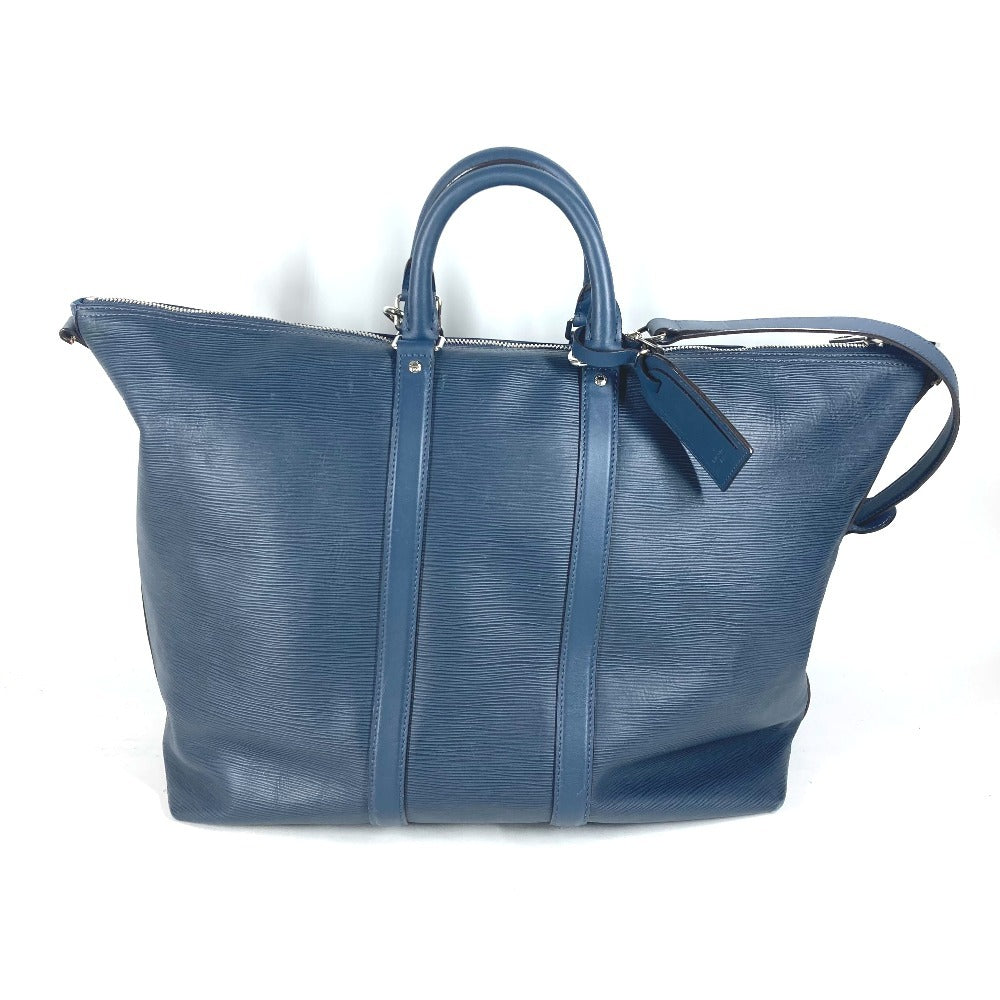 LOUIS VUITTON Boston Duffel bag M40895 Epi Leather blue Epi Hippopotamus unisex(Unisex) d