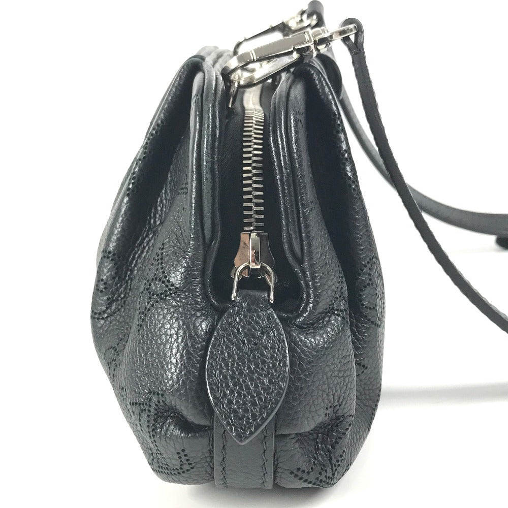 LOUIS VUITTON Shoulder Bag M80093 monogram mahina leather black Monogram Mahina Scalar mini