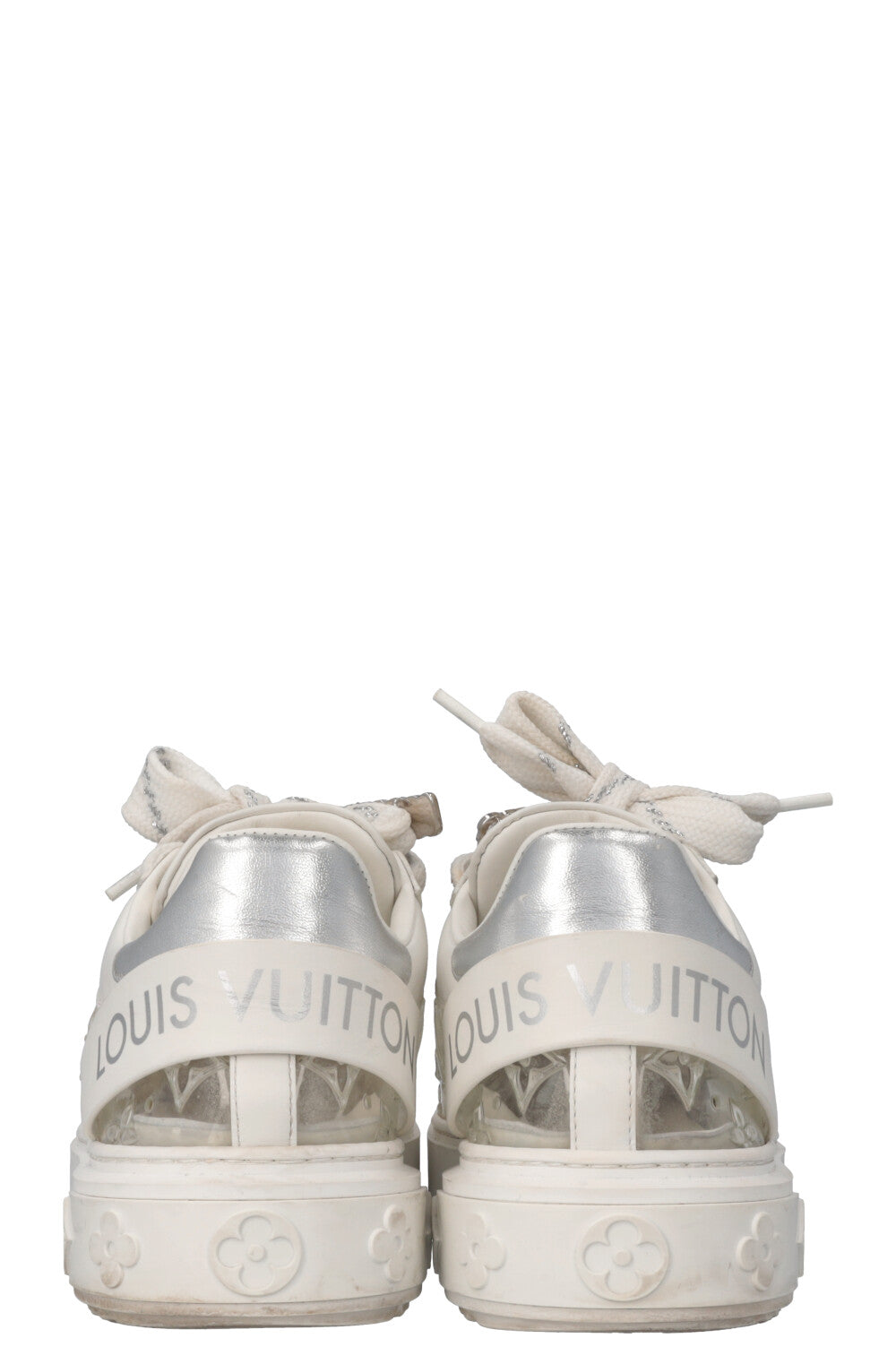 LOUIS VUITTON PVC Time Out Sneaker MNG White
