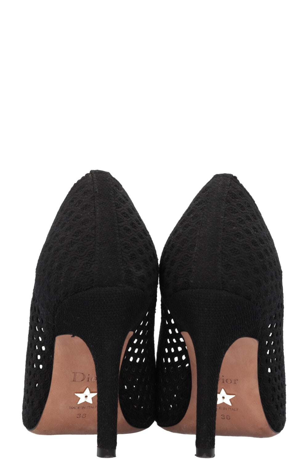 CHRISTIAN DIOR Mesh Heels Black