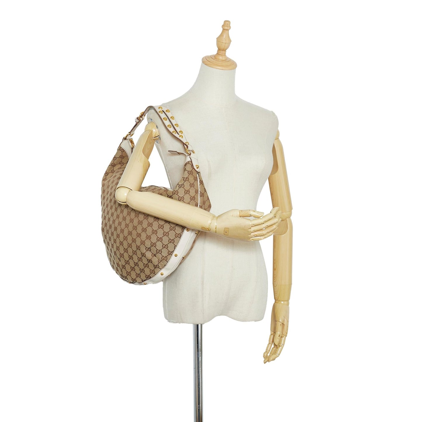 Gucci GG Canvas Biba Hobo (SHG-AM21A8)