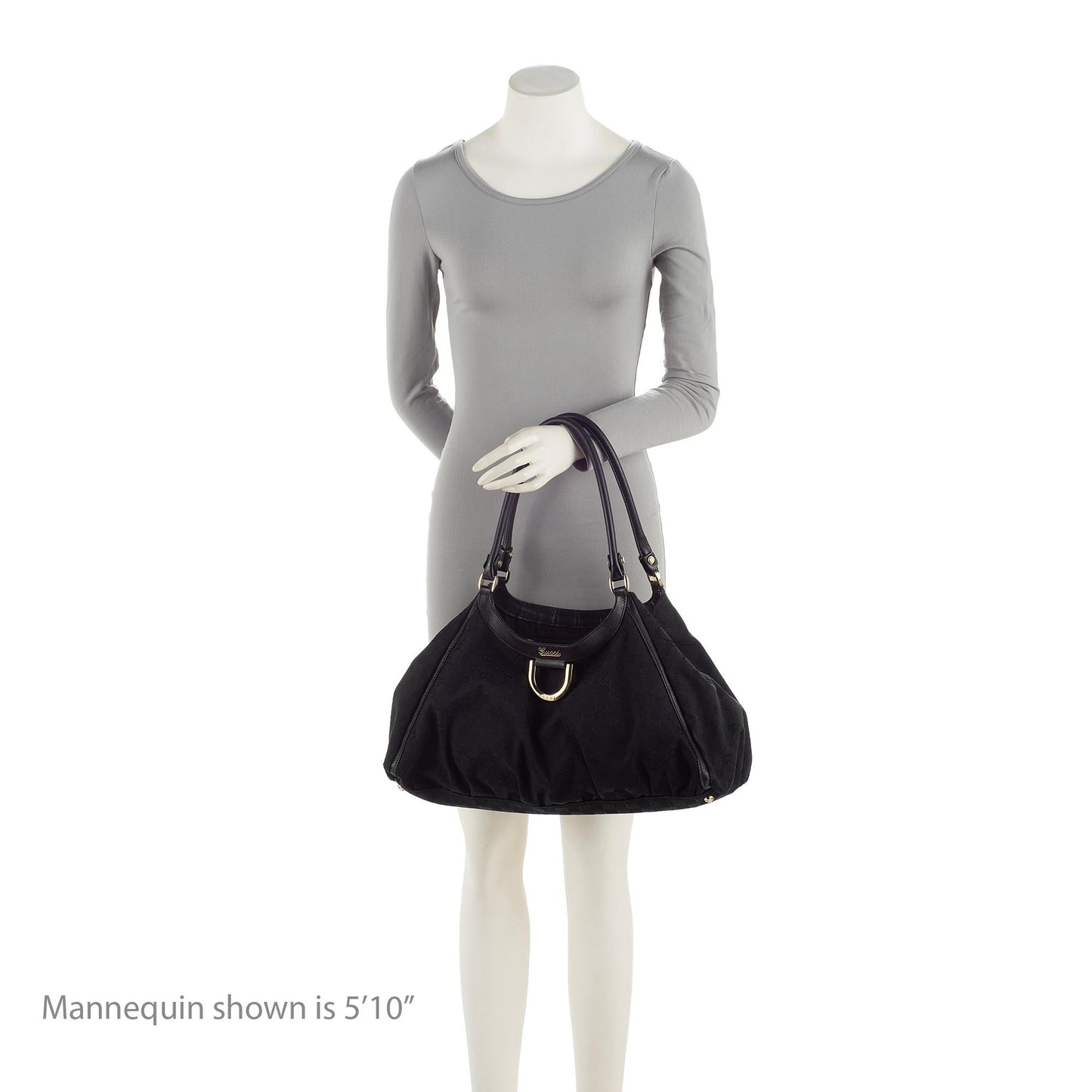 Gucci GG Canvas D Ring Large Hobo (SHF-23806)
