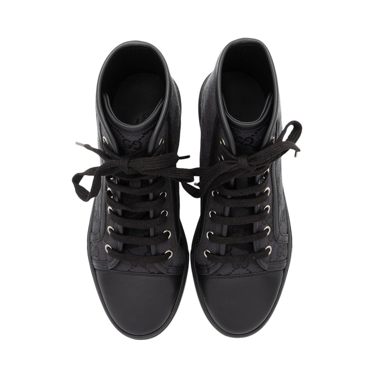 Gucci GG Canvas High Top Sneakers - Size 5.5 / 35.5
