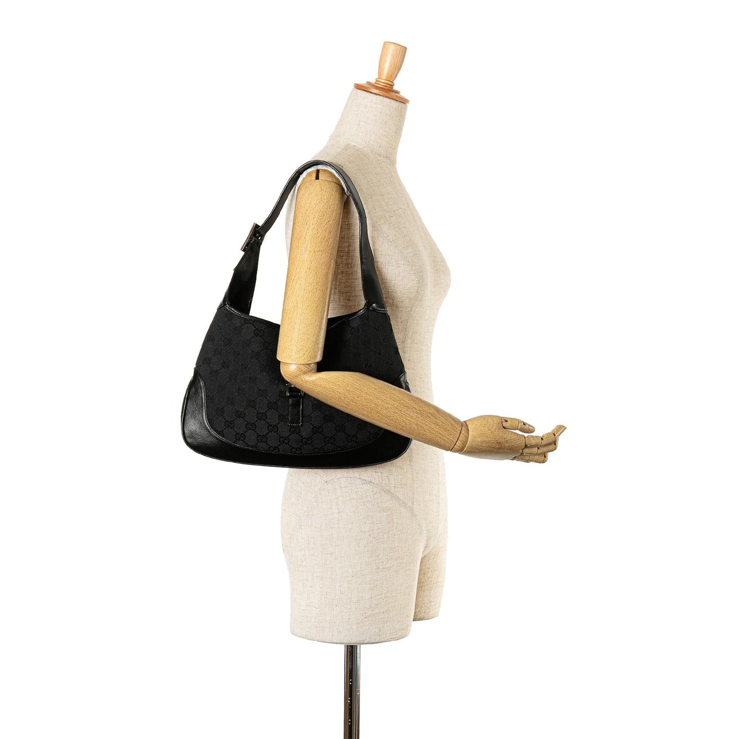 Gucci GG Canvas Jackie Shoulder Bag (SHG-gEuF9l)