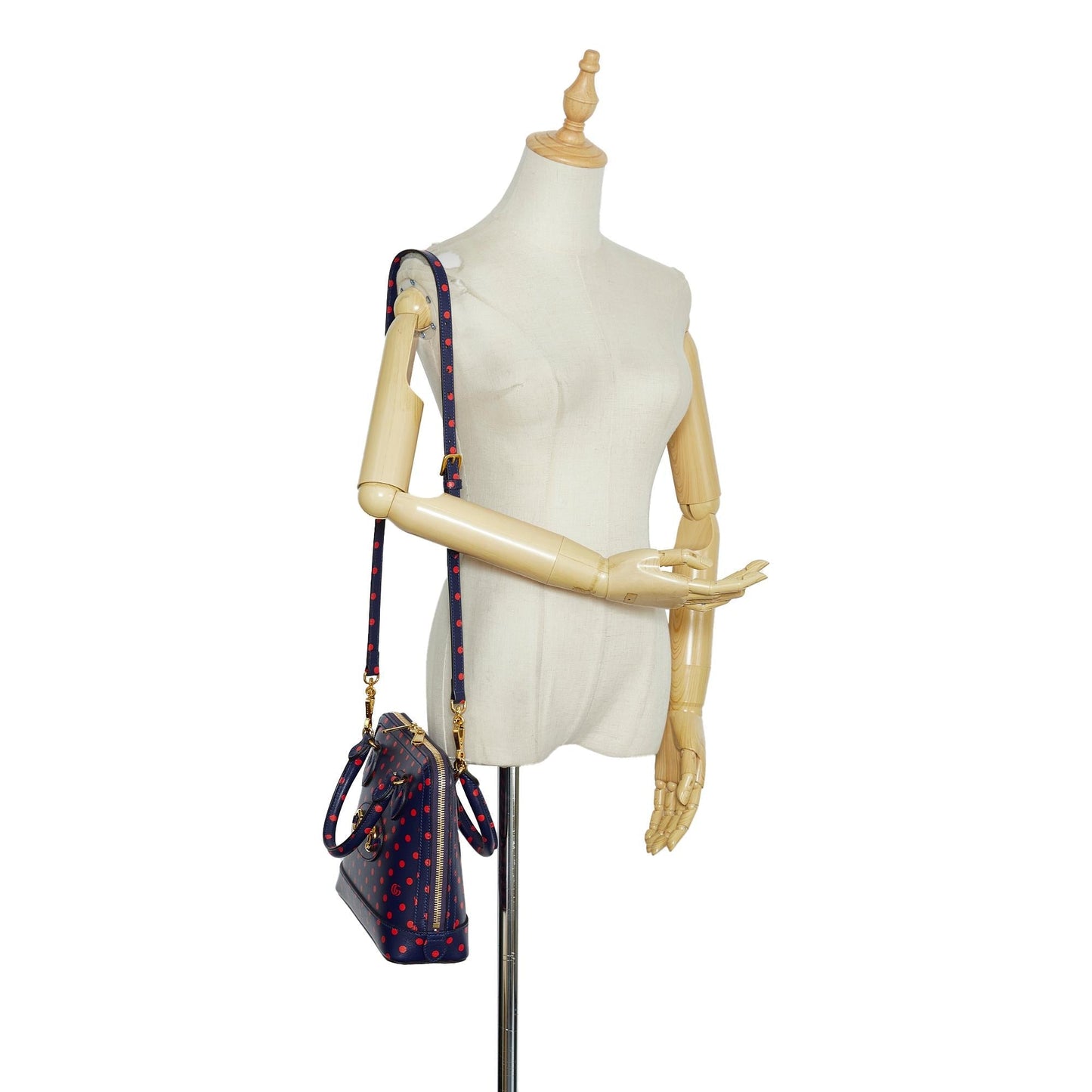 Gucci Horsebit 1955 Polka Dot Satchel (SHG-z2diQ9)
