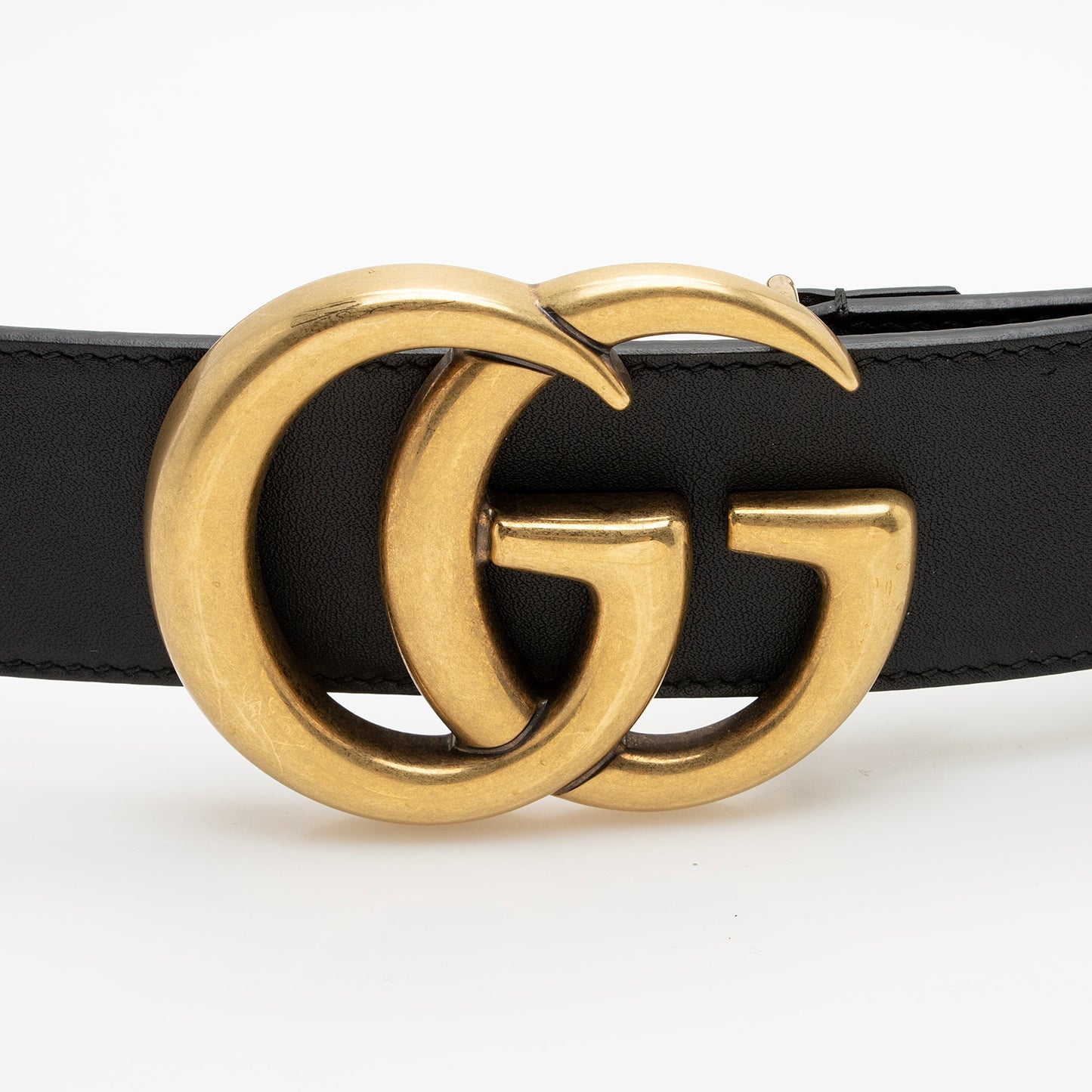 Gucci Leather GG Marmont Belt - Size 36 / 90 (SHF-22915)