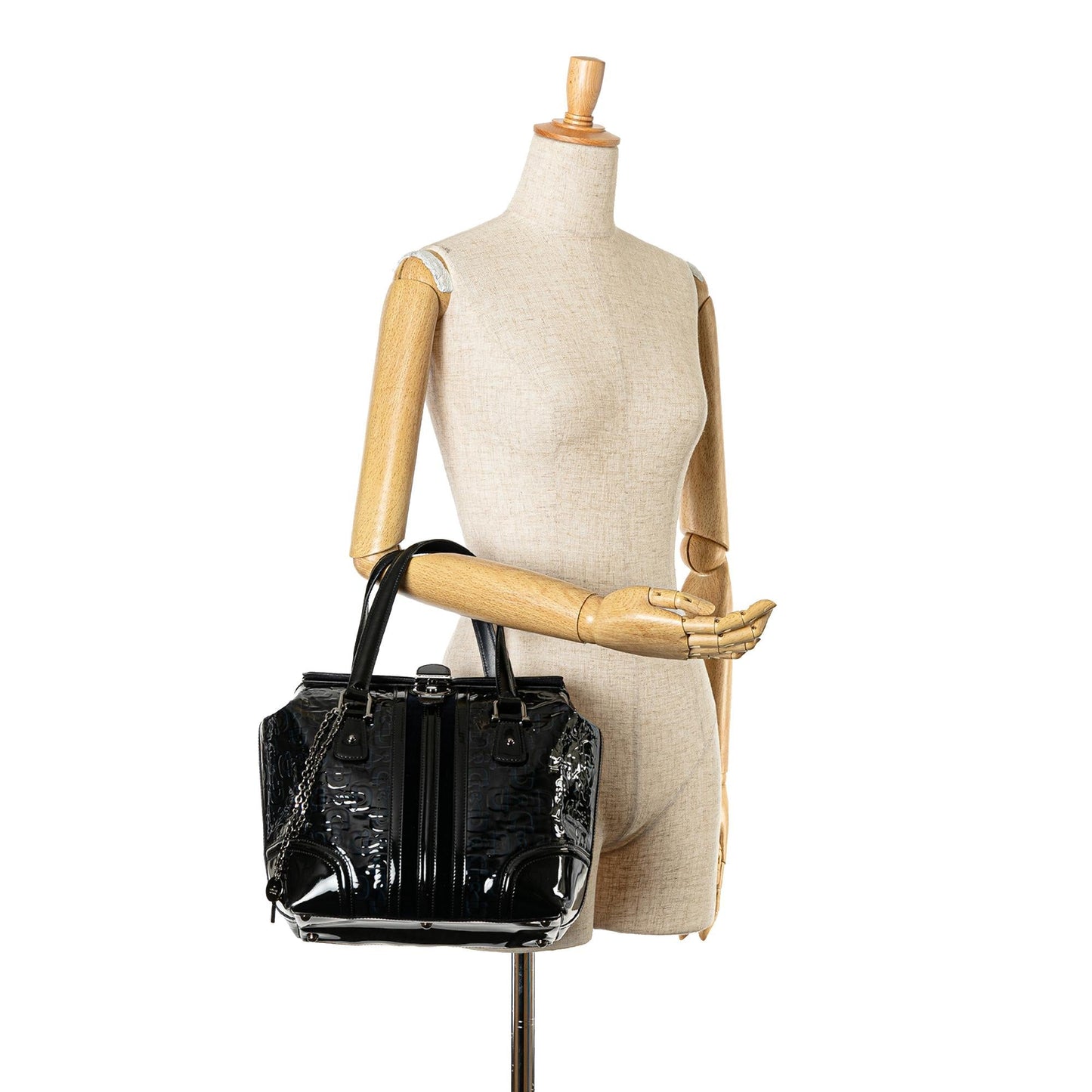 Gucci Patent Horsebit Treasure Handbag (SHG-RRhddh)