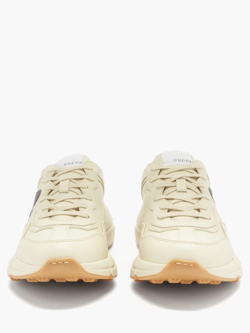 GUCCI X Disney Rhyton Mickey Mo Leather Trainers