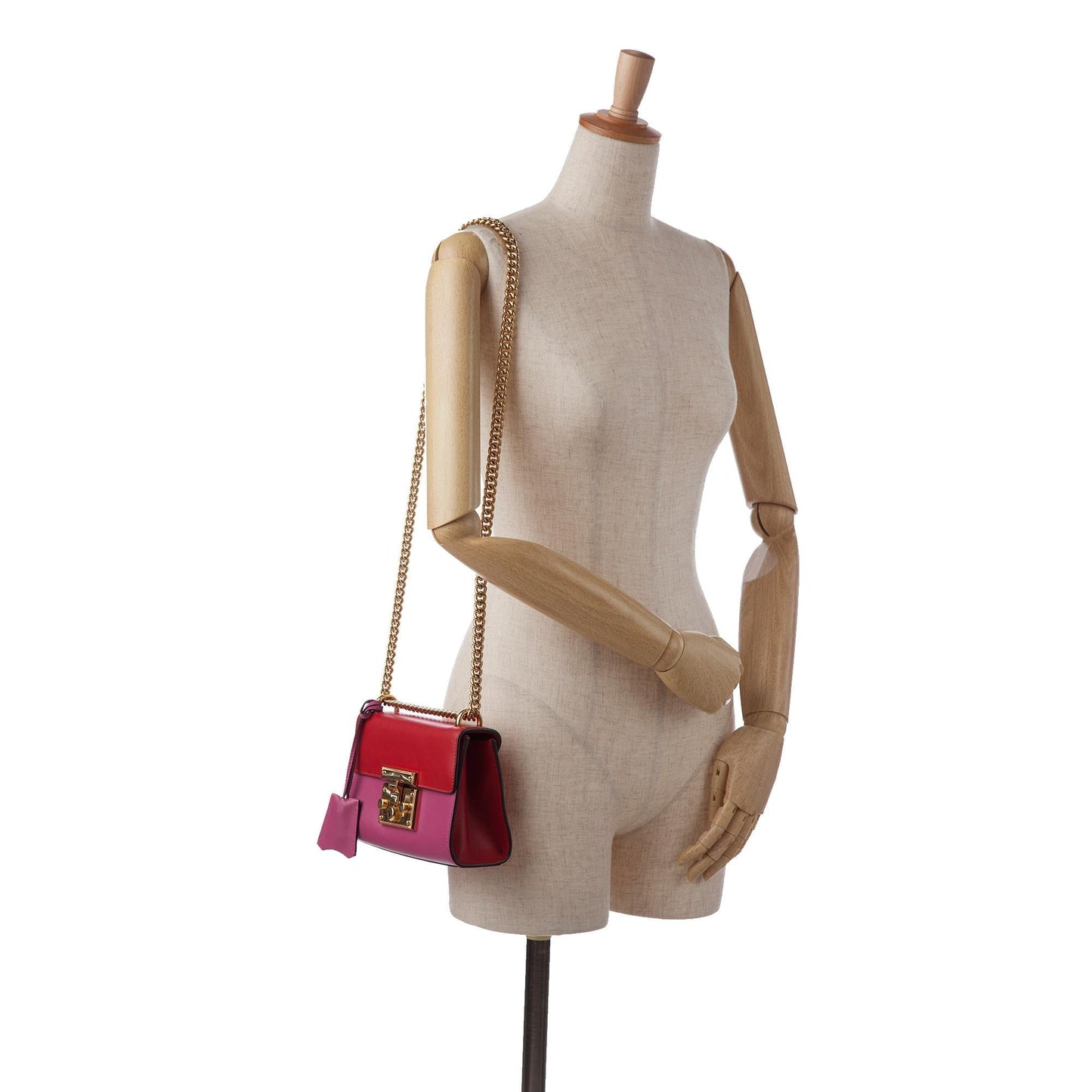 Gucci Small Leather Padlock Crossbody Bag (SHG-IOXwm8)