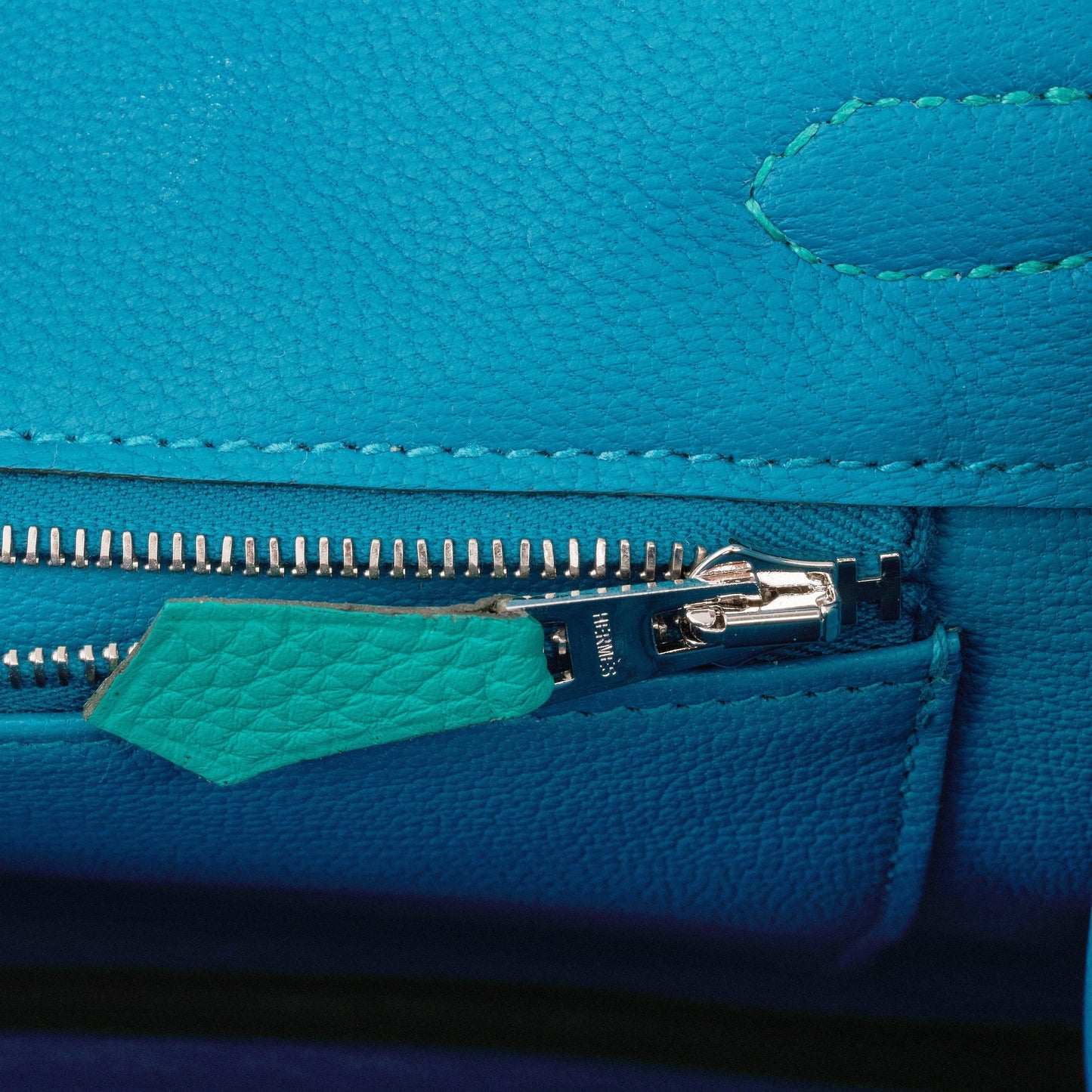 Hermes Birkin 25 Vert Verone Verso Togo Palladium Hardware