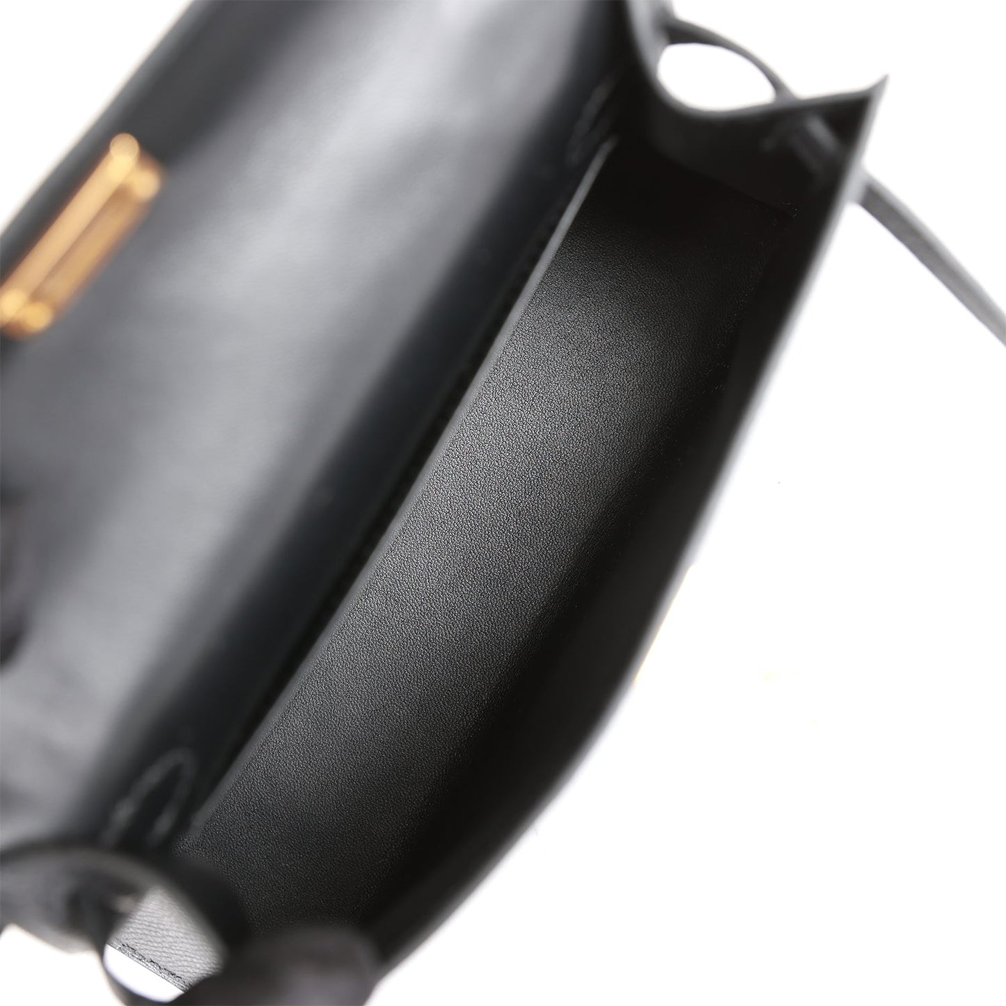 Hermes Kelly 20 Sellier Black Epsom Gold Hardware