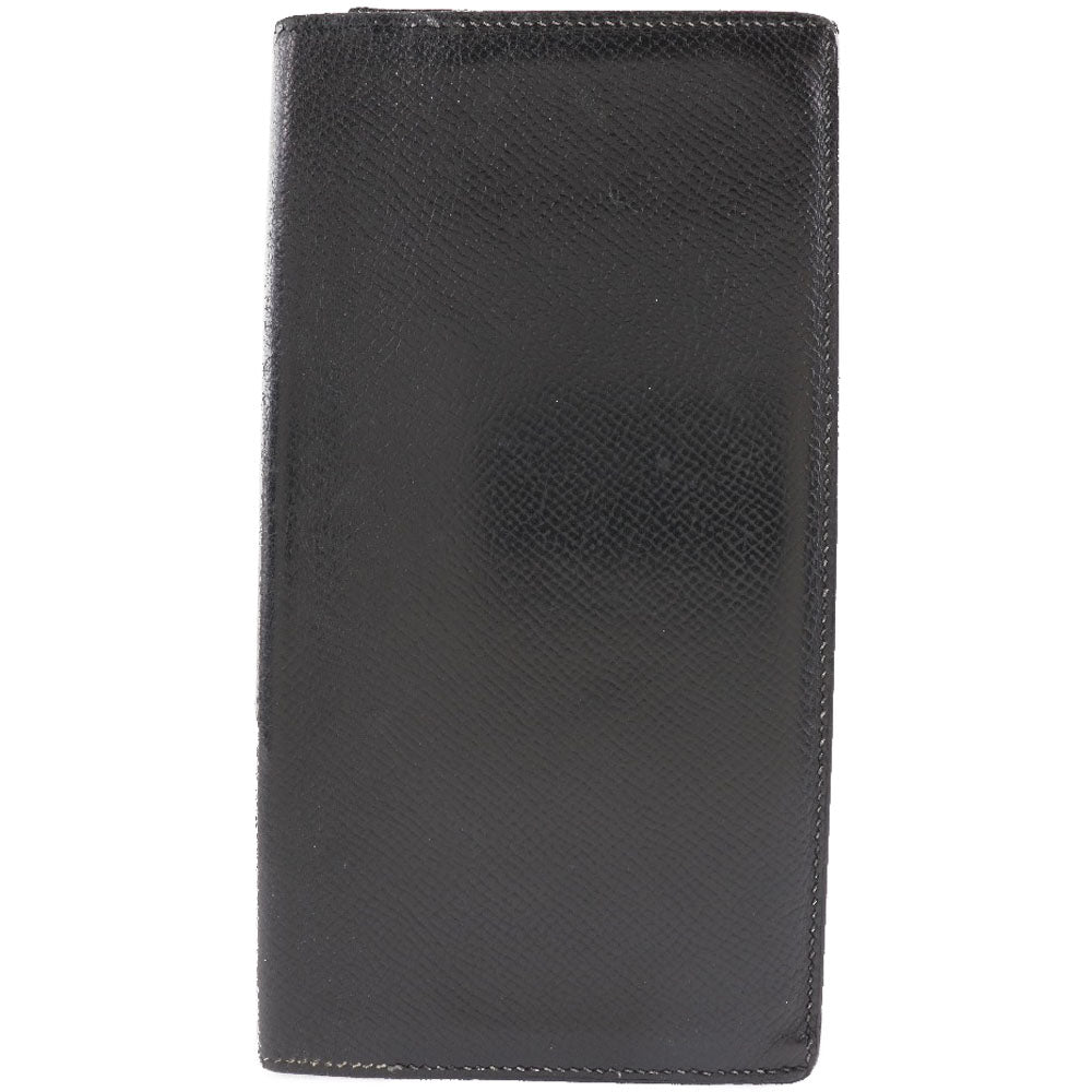 HERMES Bill Compartment leather black MC2 Fleming mens d
