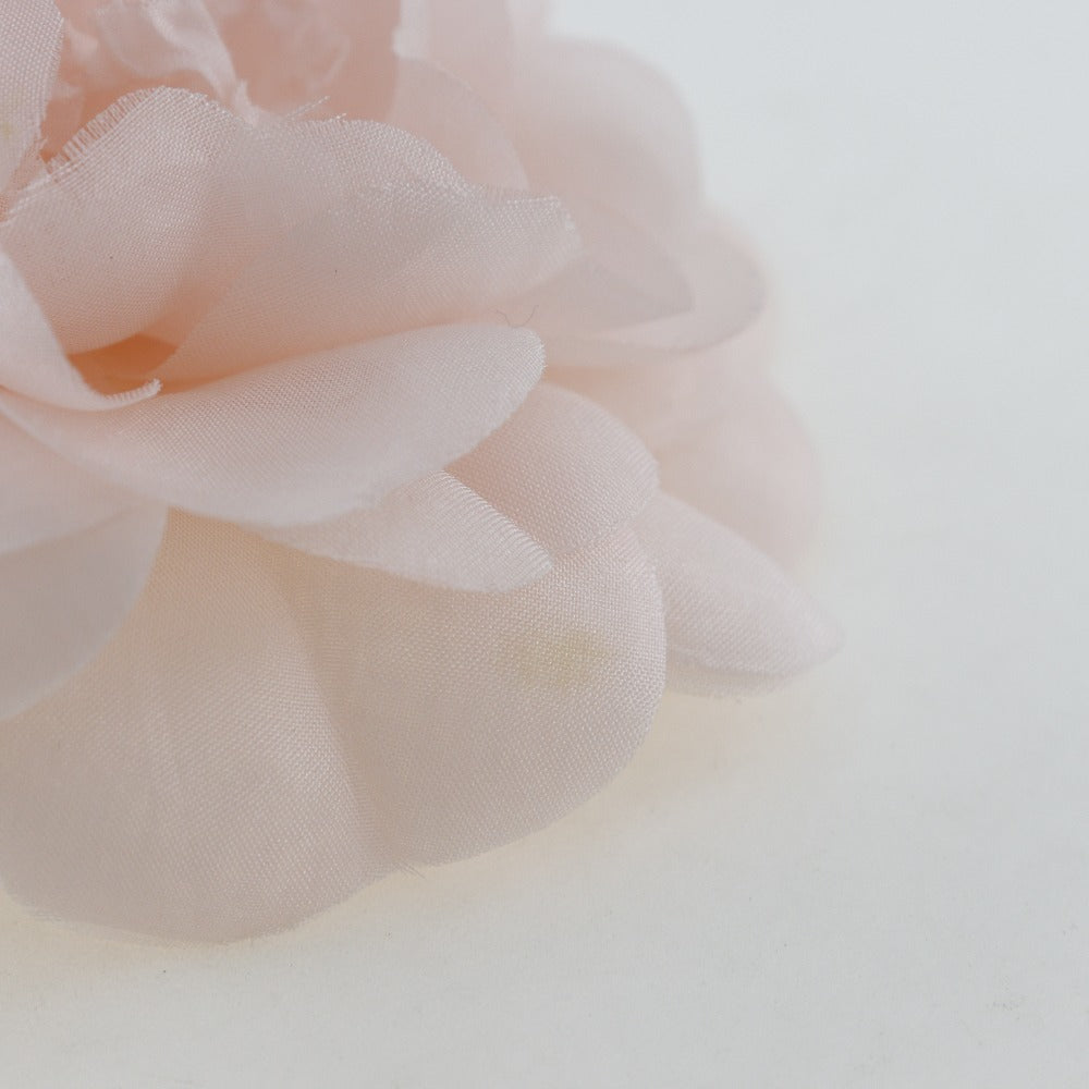 CHANEL Brooch cloth pink Camelia