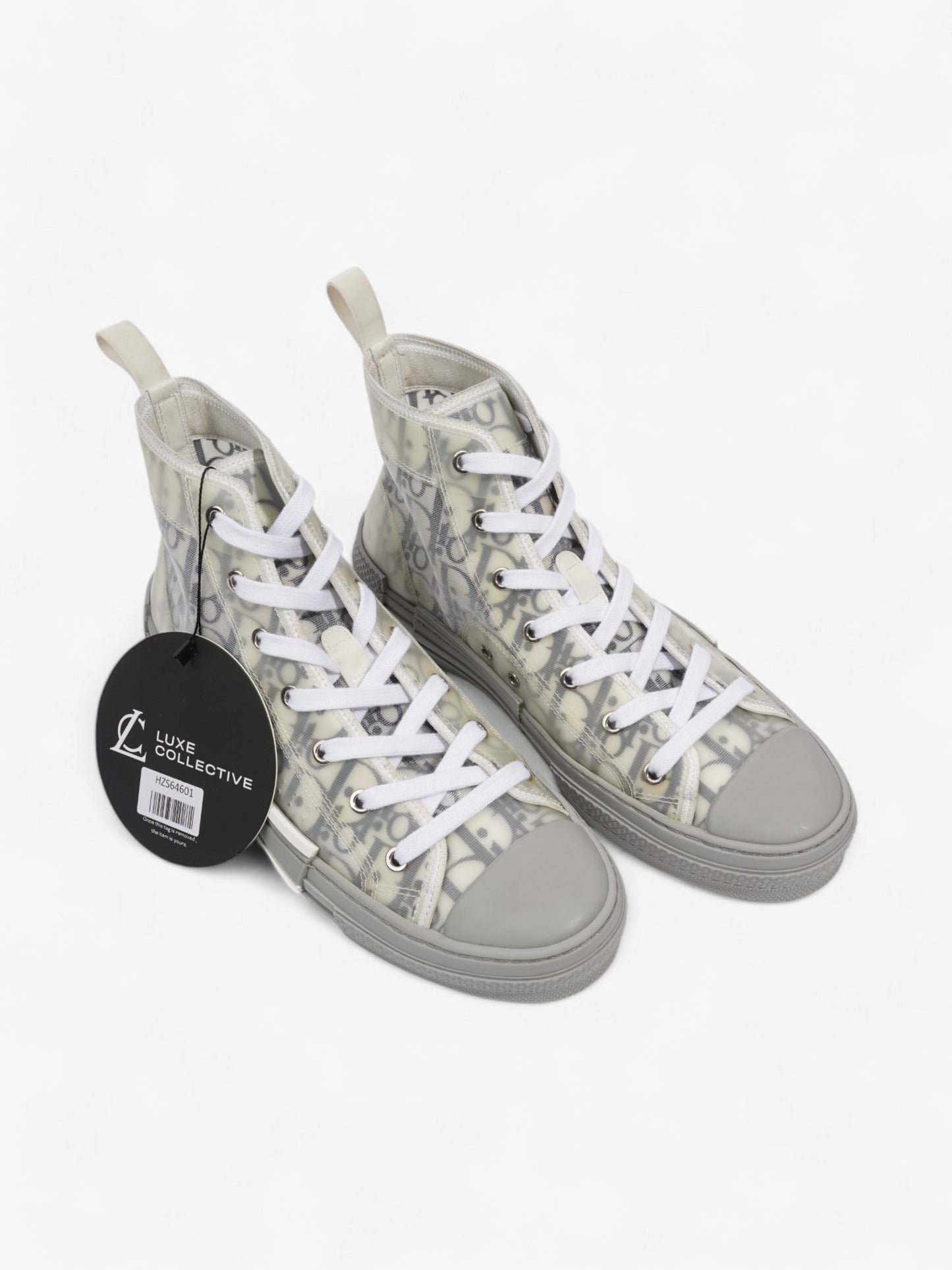 Christian Dior B23 High-tops Grey Oblique / White Mesh EU 41 UK 7