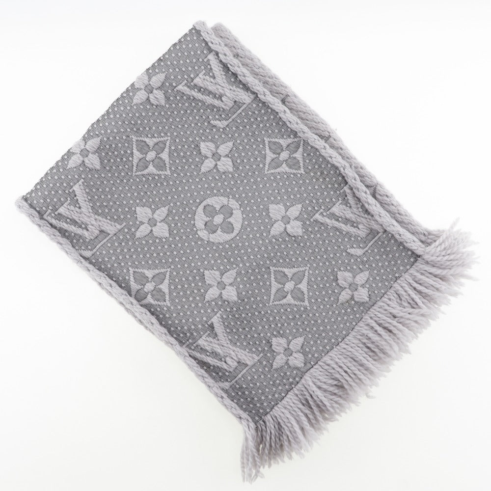 LOUIS VUITTON Scarf M74742 wool gray Escalp Logo Mania Muffler unisex(Unisex)