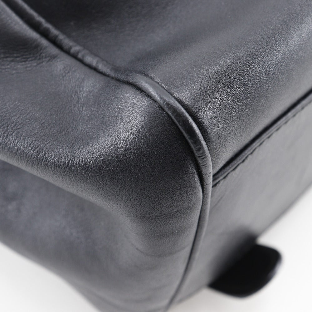 GUCCI Backpack Calfskin black Old Gucci Women