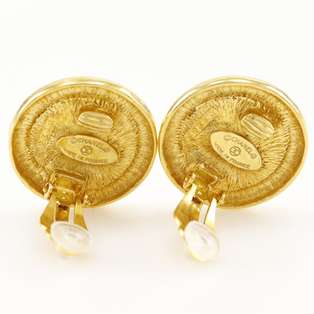 CHANEL Earring Plated Gold gold COCO Mark Women