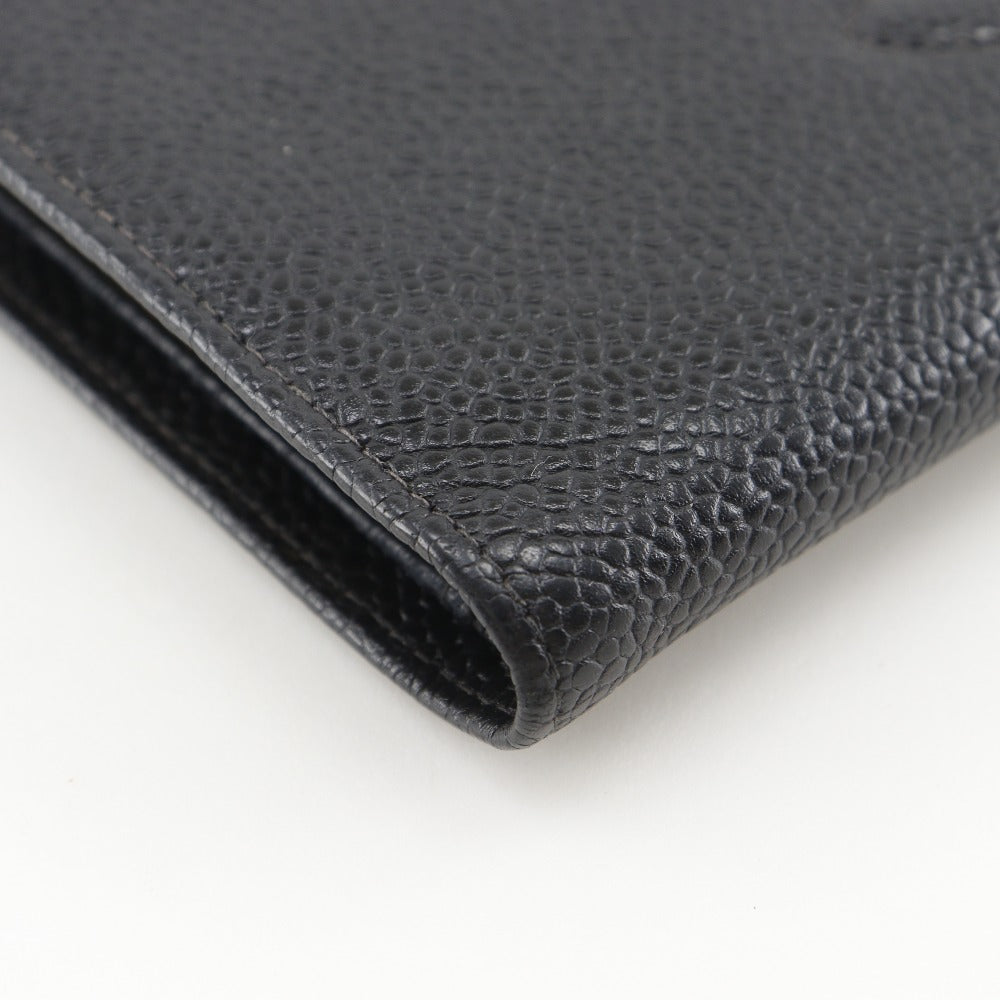 Chanel Coco Mark Caviar Skin Long Wallet