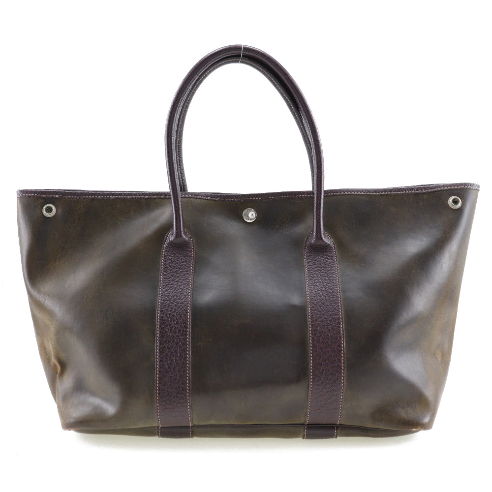 HERMES Tote Bag Amazonia Brown Garden party PM unisex(Unisex) d