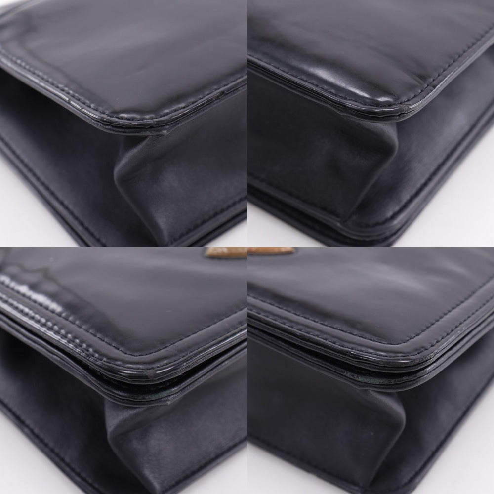 Chanel Lipstick Line Patent Leather Shoulder Bag
