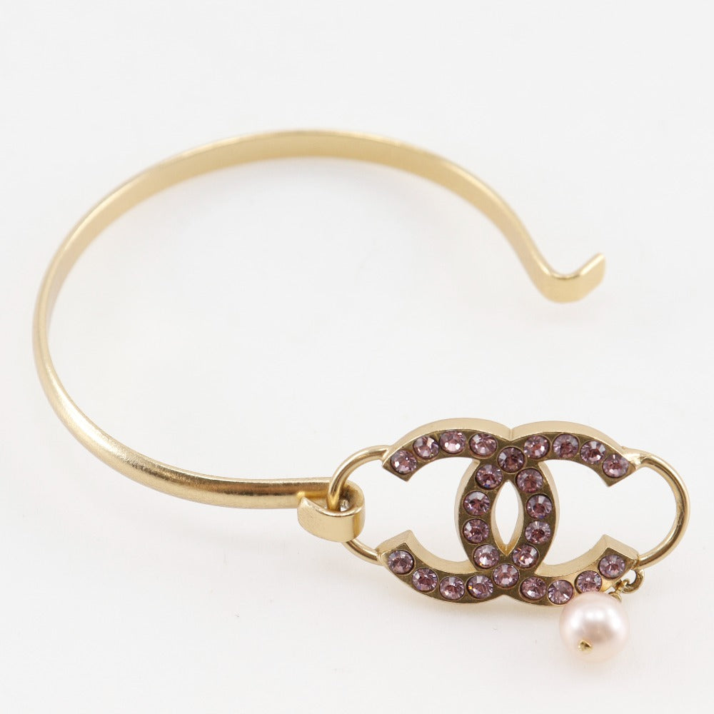 Chanel Coco Mark Faux Pearl Bangle