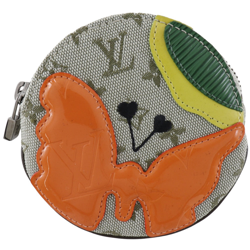 LOUIS VUITTON Coin case M92271 Monogram mini canvas khaki Comte Dufe Portomonay Long Women d