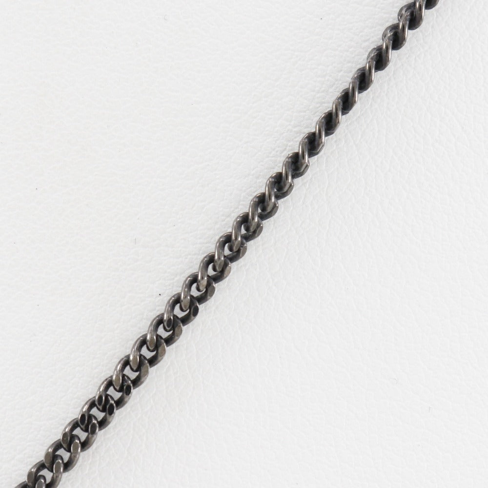 GUCCI Necklace Silver925 black plate Diamantissima unisex(Unisex)