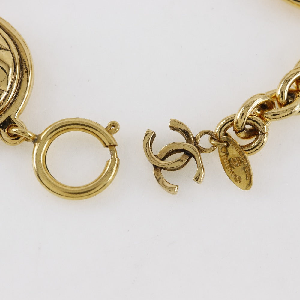 CHANEL bracelet Plated Gold gold Matrasse COCO Mark Women
