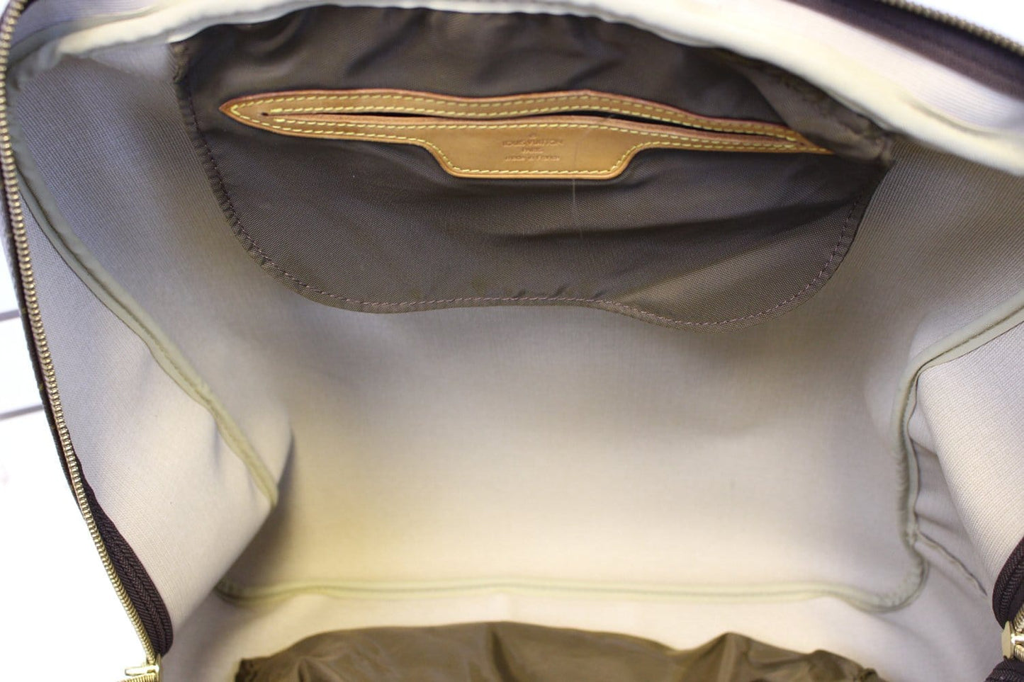 LOUIS VUITTON Monogram Evasion Brown Boston Travel Bag