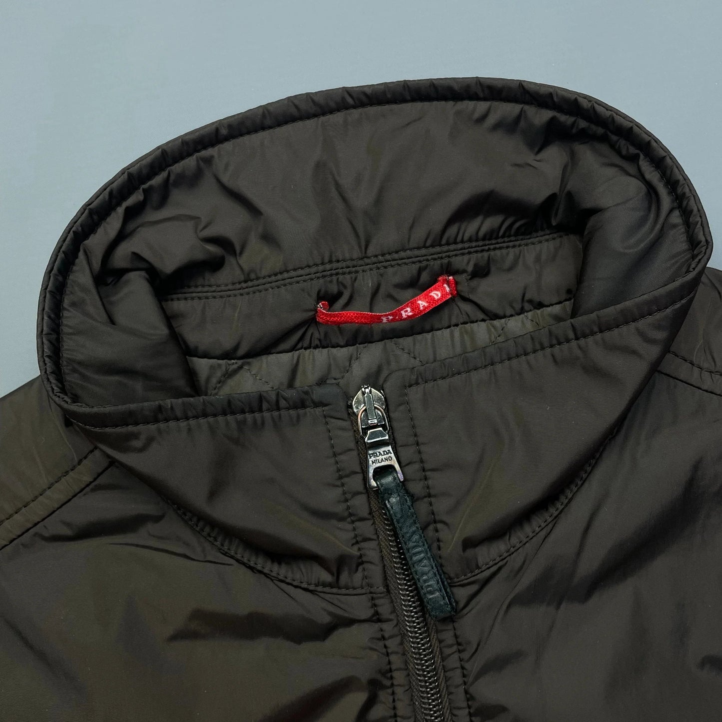 Prada Linea Rossa 2007 Dark Brown Nylon Gilet