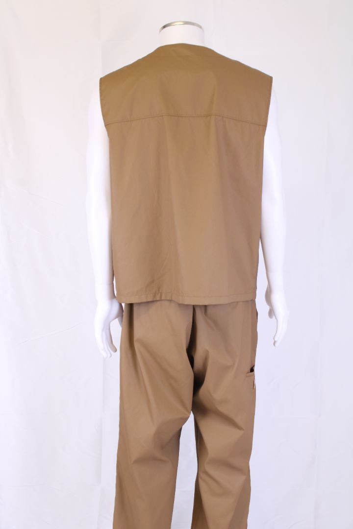 Prada Nylon Waistcoat/ Tro r Co-Ord Tan XL