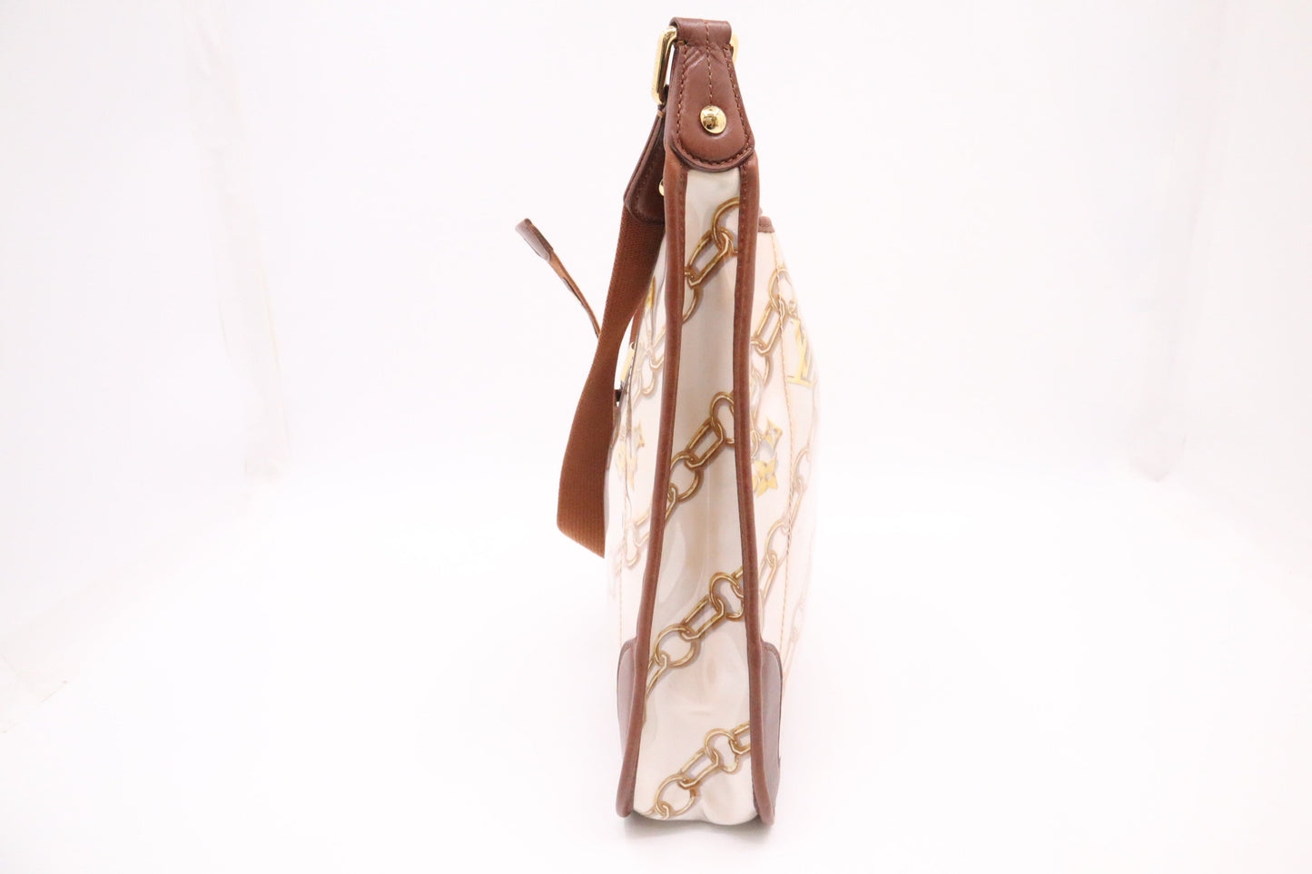 Louis Vuitton Charm M tte in Cream Canvas & Brown Leather